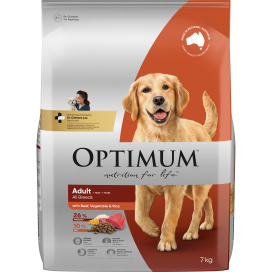 OPTIMUM™ Adult All Breed with Beef, Vegetables & Rice
