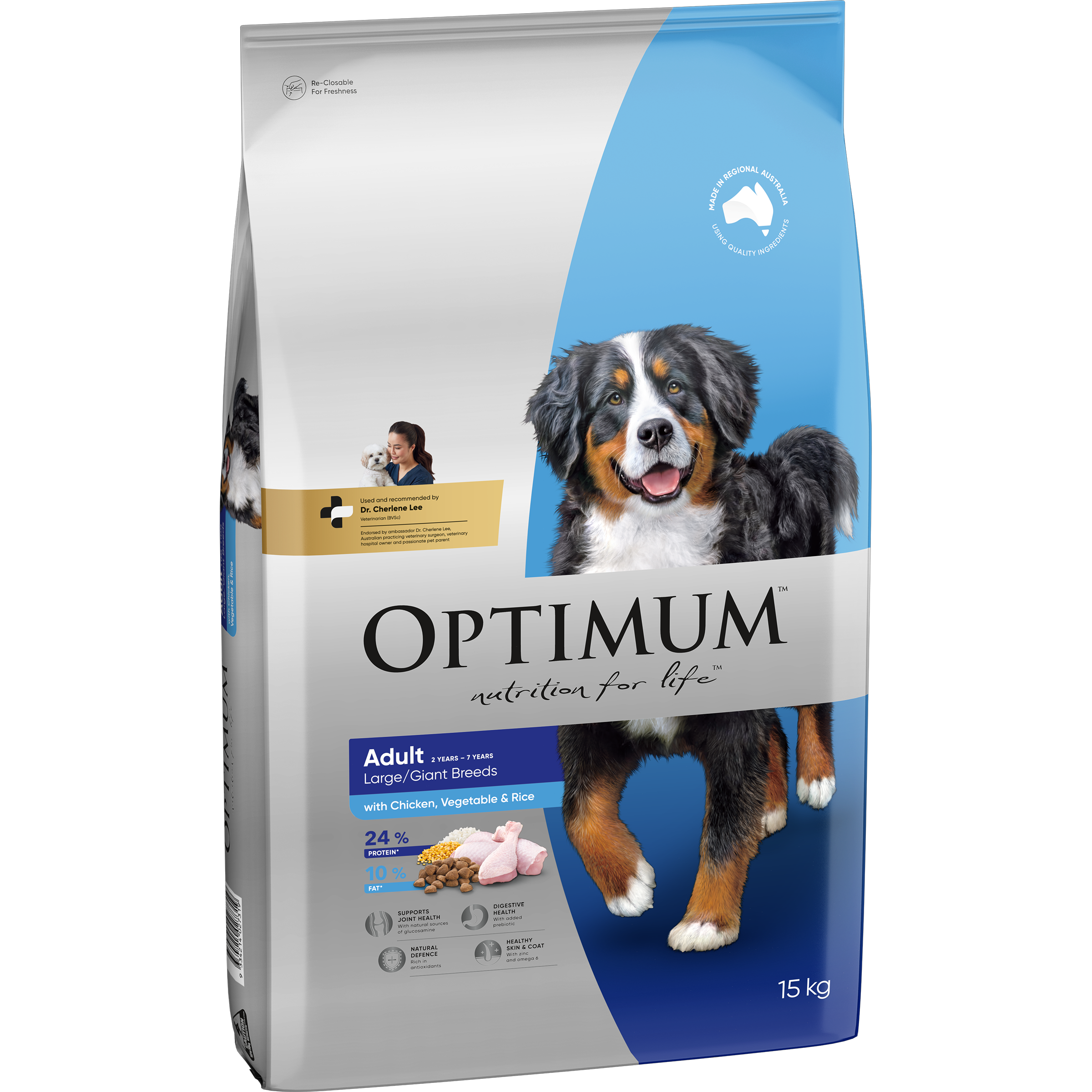 OPTIMUM™ Adult Large Giant Breed with Chicken Vegetables Rice