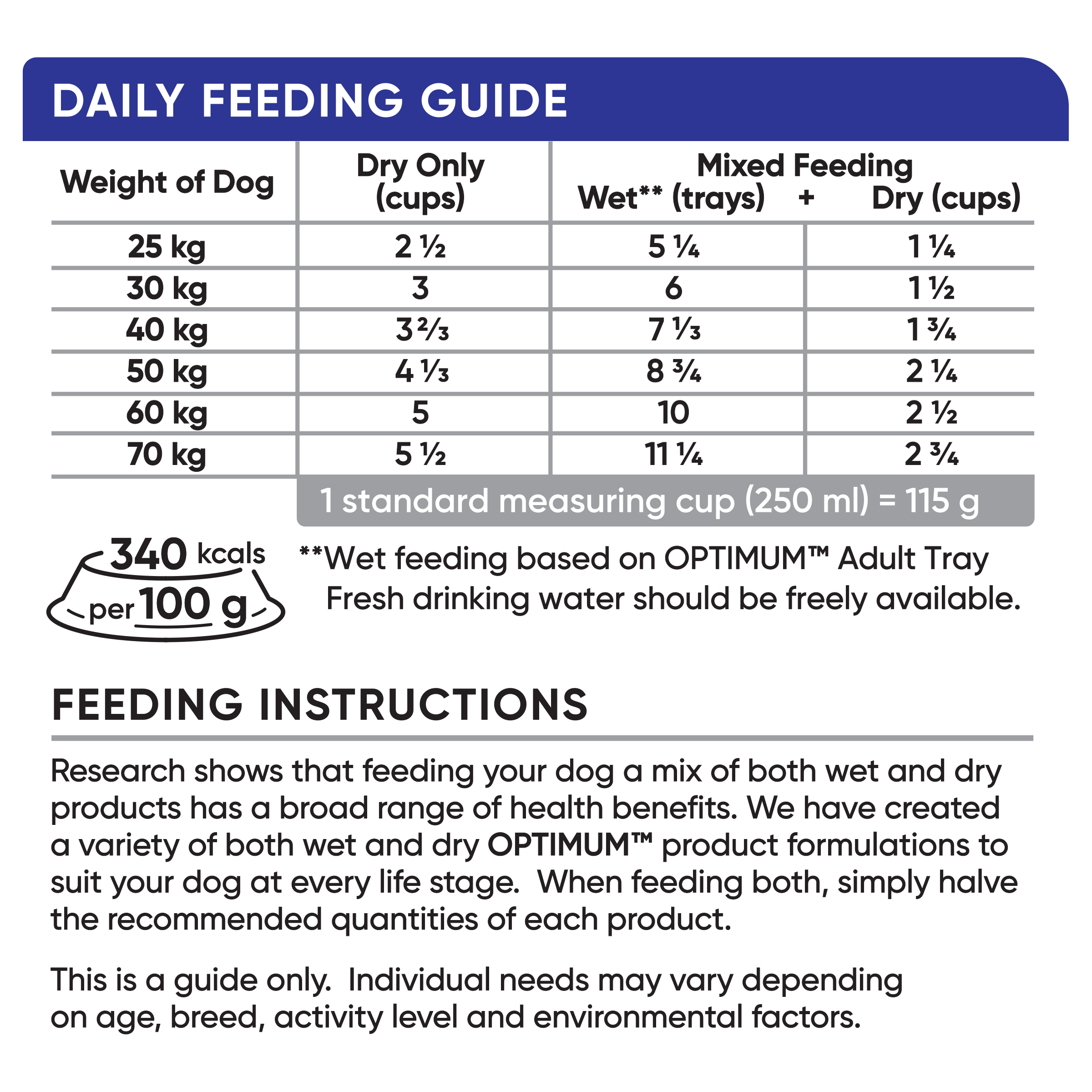 OPTIMUM™ Adult Large Giant Breed with Chicken Vegetables Rice