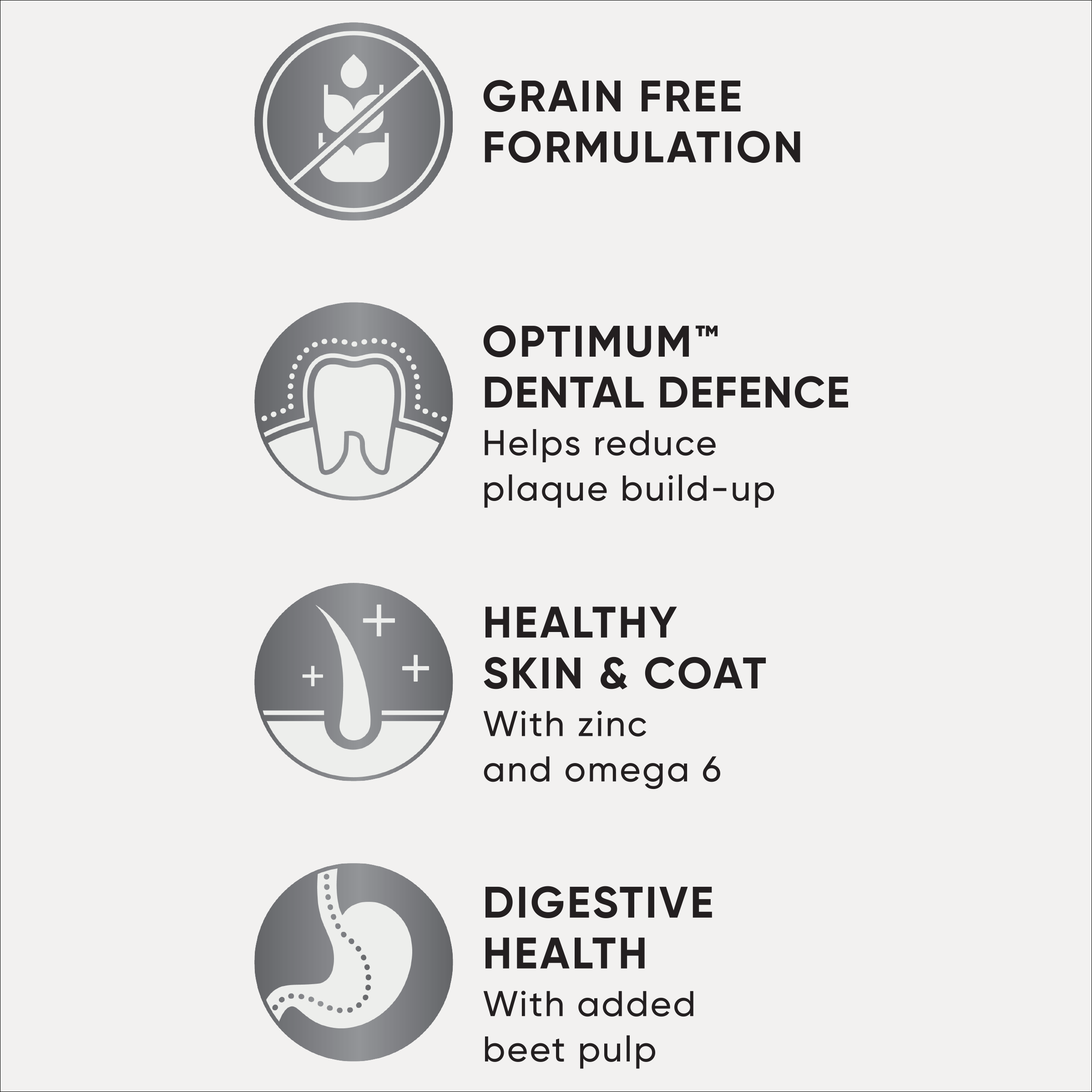 OPTIMUM™ Grain Free Adult All Breed with Beef & Vegetables