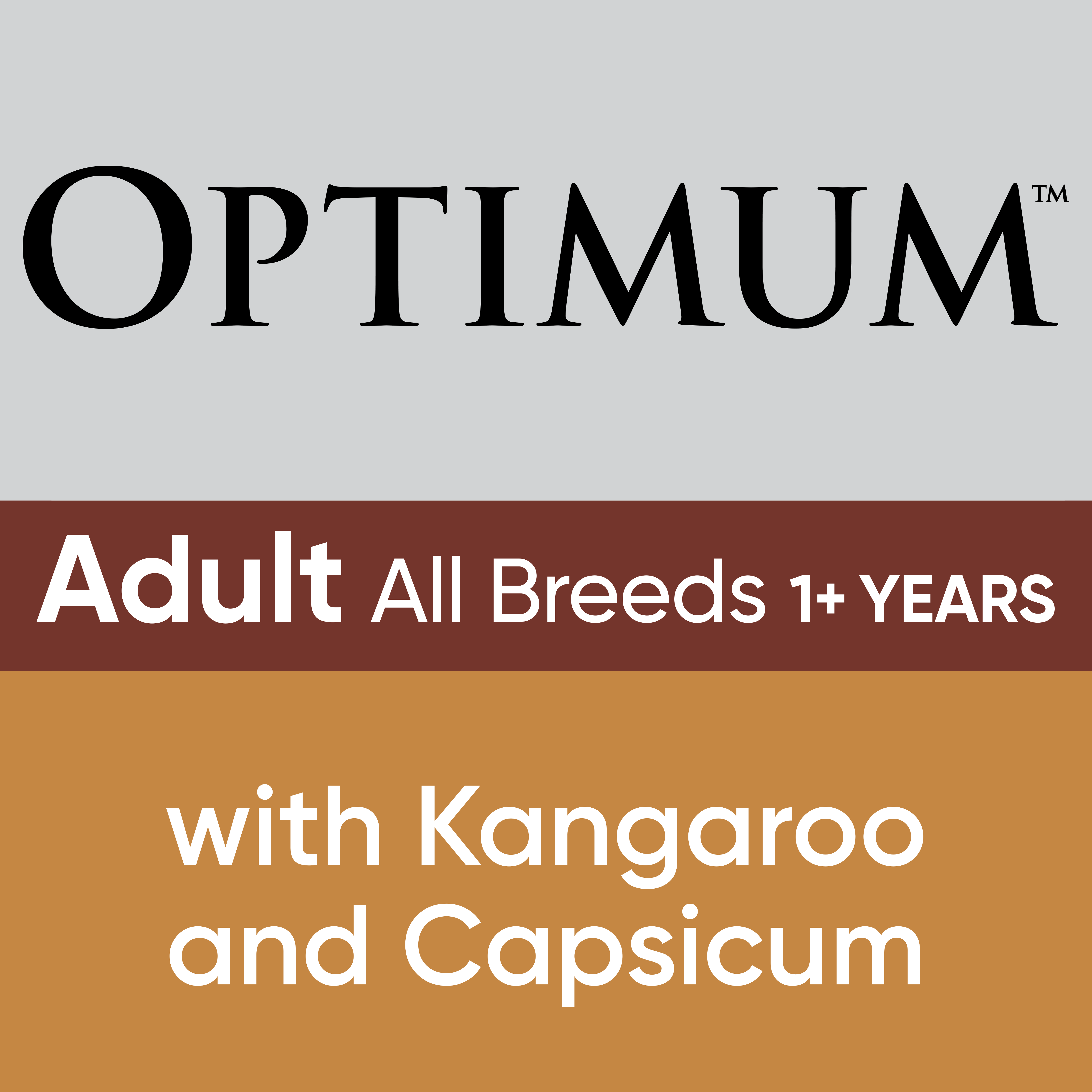 OPTIMUM Adult Chilled Roll with Kangaroo and Capsicum - 10