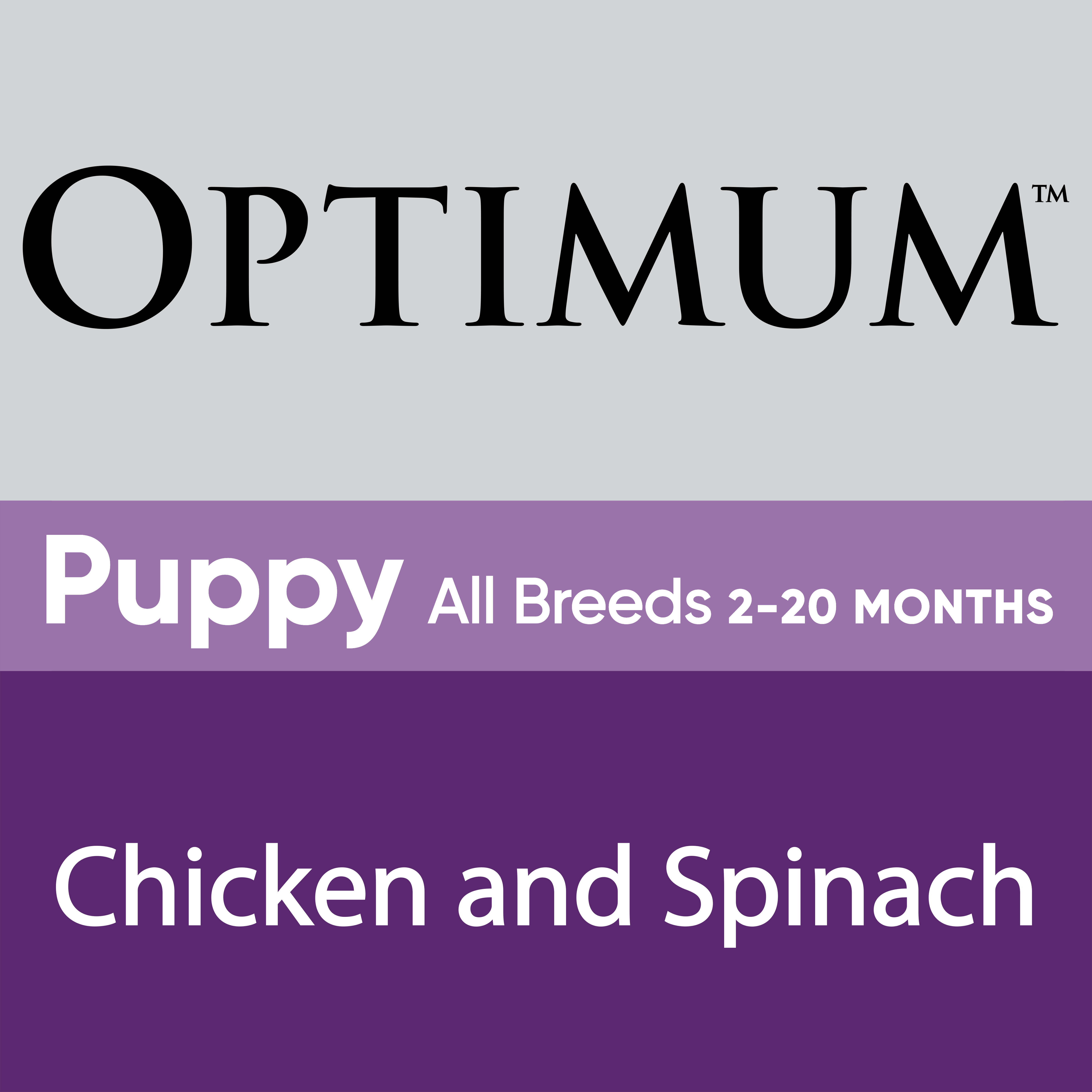 OPTIMUM Puppy Chilled Roll Chicken and Spinach Roll - 7