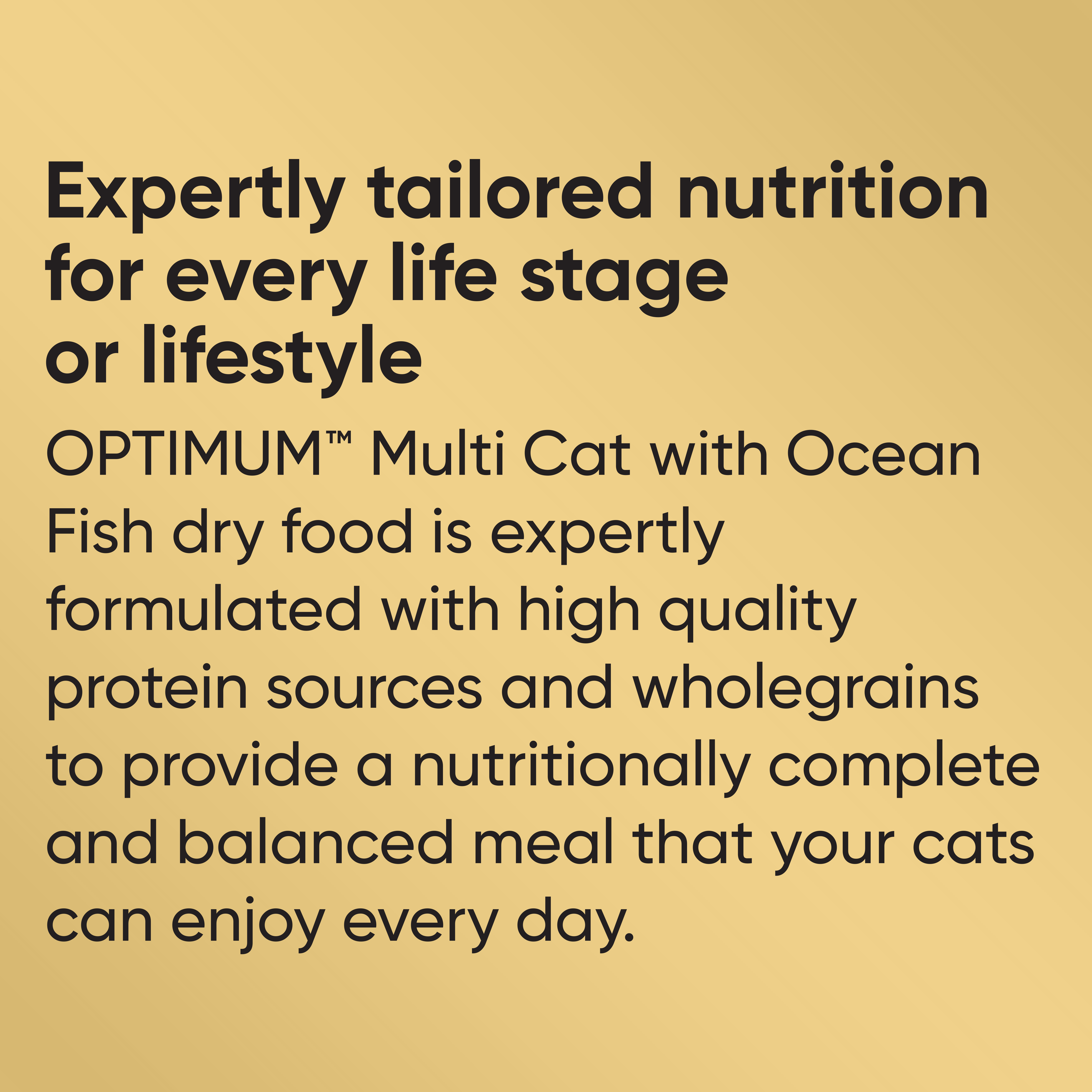 OPTIMUM Dry Cat Multi Cat Chicken 2.8kg - 3