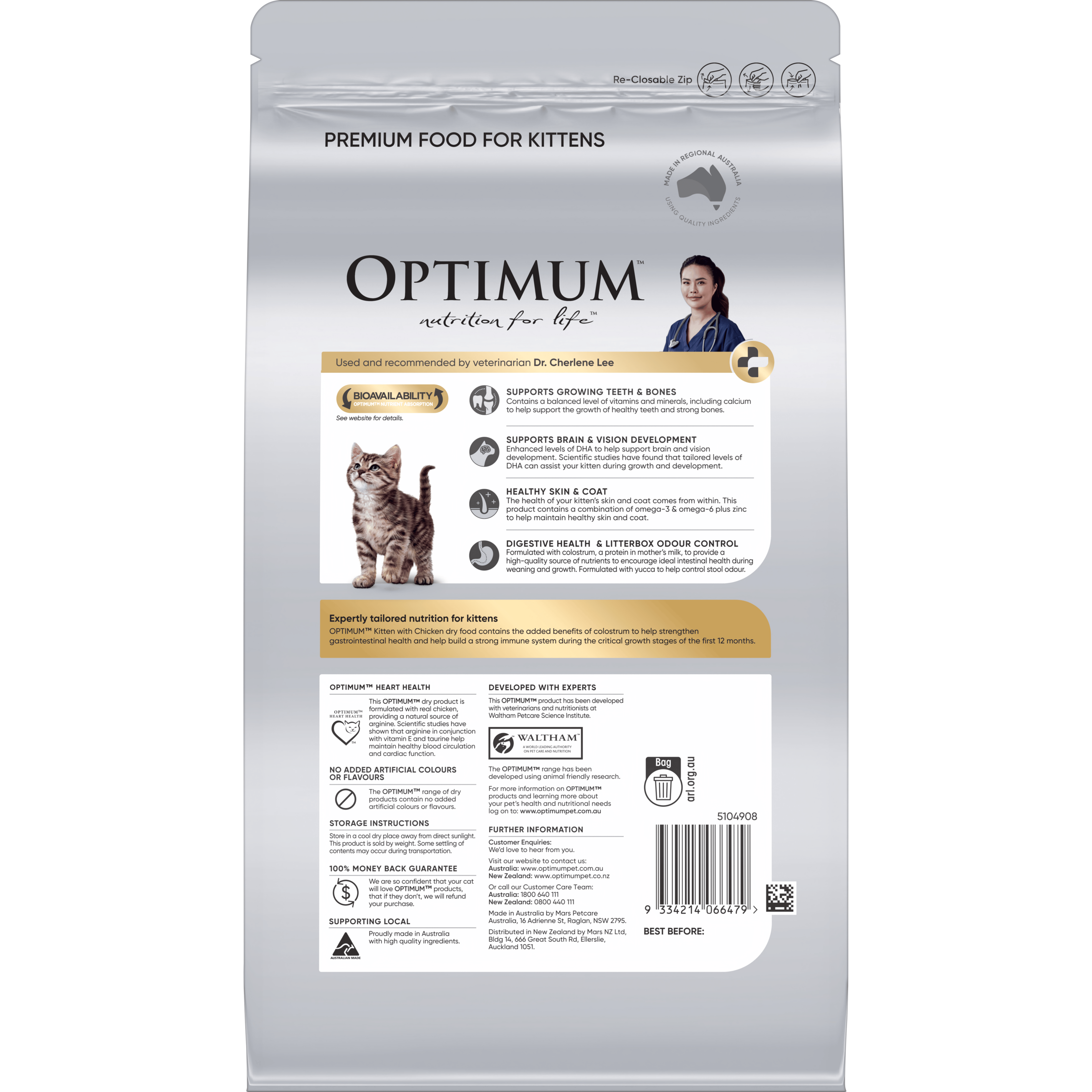 OPTIMUM™ Kitten with Chicken - 1.4kg - 2