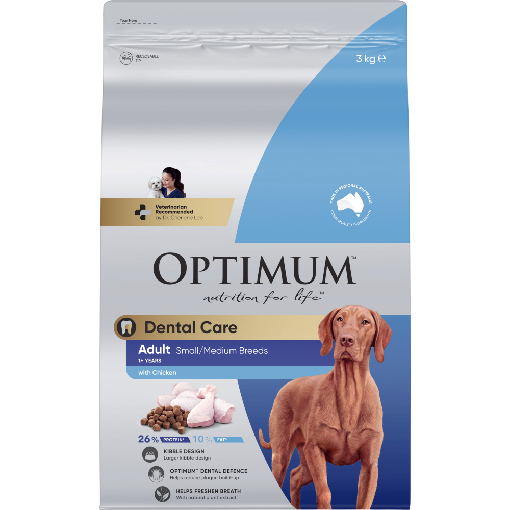 adult dry dog food for dental care