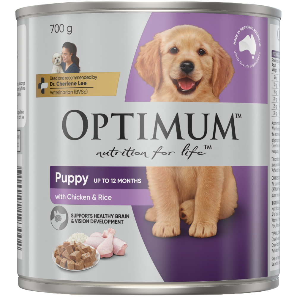 puppy wet dog food with chicken