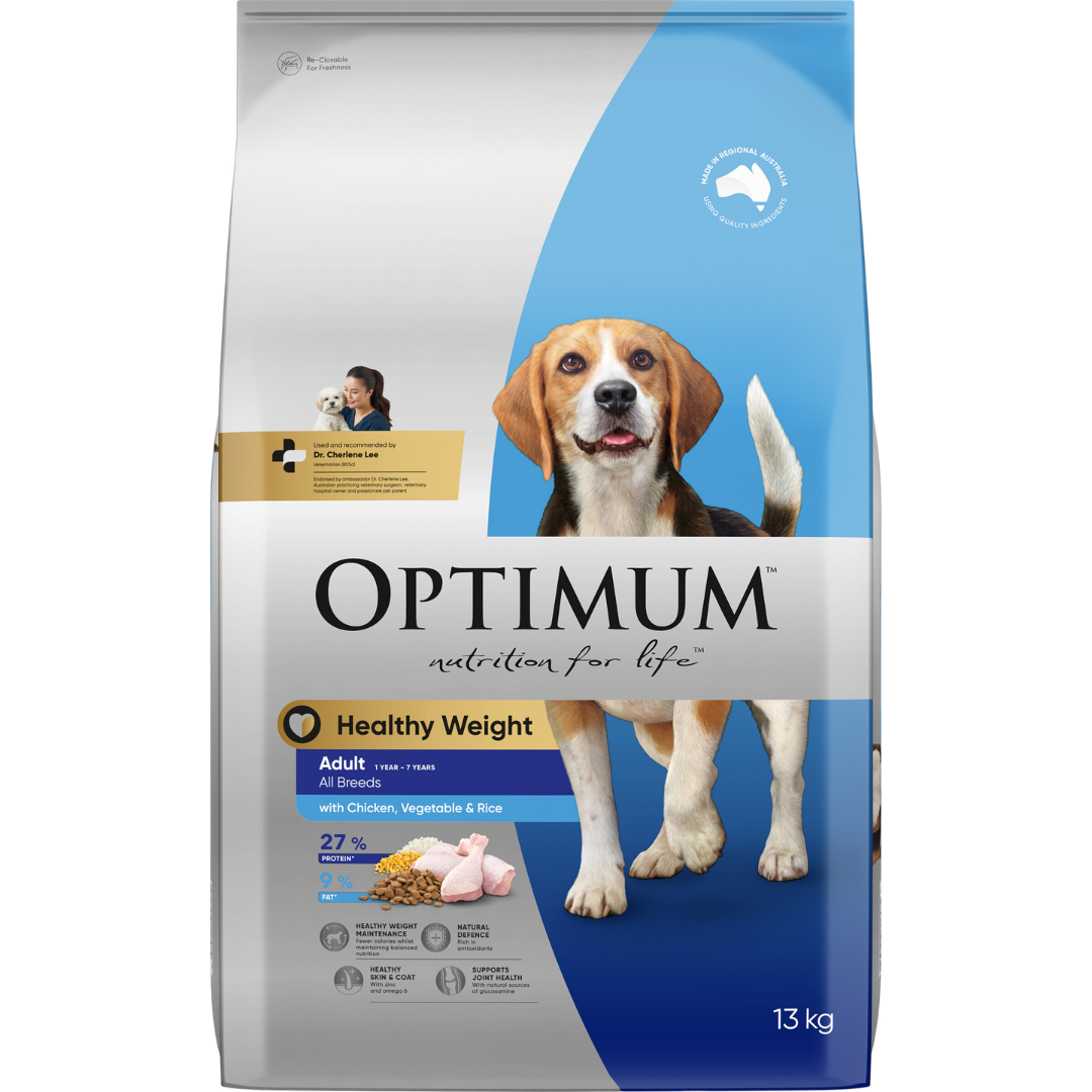 adult dry dog food for healthy weight